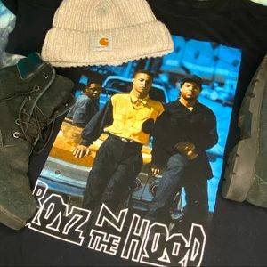 Boys N The Hood Black Tee VGUC
